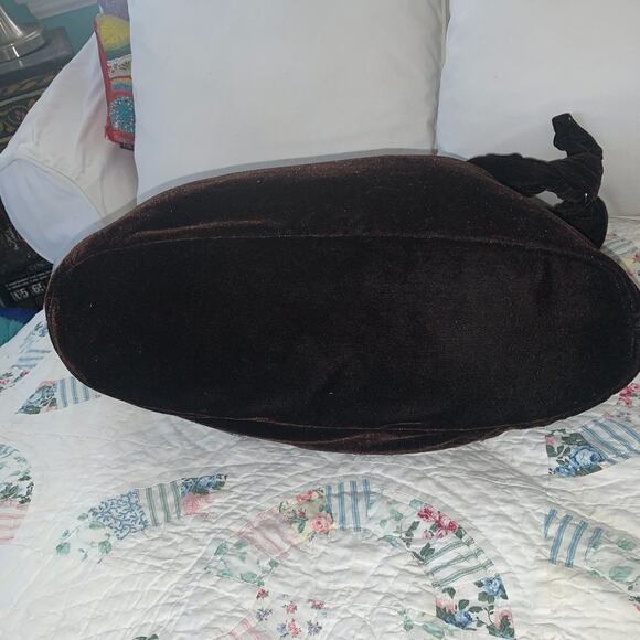90s/Y2K LARGE VELVET BAG PURSE NEVER USED! - Picture 6 of 11